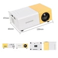 thumbnail image 5 of Mini Projector, LED Mobile Phone Video Projector Full HD for Home Theater, for Outdoor Use-WELLNGS, 5 of 5