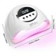 thumbnail image 2 of 320W LED Nail Lamp, Professional UV Gel Nail Lamp, 45 LEDs with 4 Timer Settings, 2 of 5