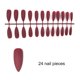 thumbnail image 2 of 24 piezas puntas de uñas puntiagudas uñas postizas para extensión de uñas salón de manicura uso d CACAGOO Consejos de uñas, 2 of 7