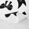 thumbnail image 5 of Erosebridal Fashion Ribbon Quilt King, Cool Girls Bow King Coverlet Set, 3 Pieces, 5 of 7