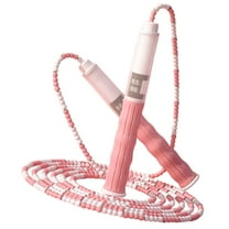 Bamboo Skipping Rope Jumpropes for Children Kids 8-12 Fitness Girl Pupils Pink
