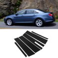 thumbnail image 4 of Side Door Window Cover, Pillar Posts Decal Trim 6 Pcs Waterproof  Ultra Thin  For Car, 4 of 8