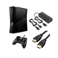 thumbnail image 1 of Microsoft Xbox 360 S Console – Slim Video Game System, No Hard Drive, Black (Refurbished), 1 of 5