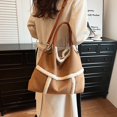 thumbnail image 1 of Bolso de mano para mujer, bolso de mano elegante, bolso Hobo de piel sintética, bolsos de hombro suaves (marrón), 1 of 8