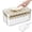 White, variant on 64 Cavity Double Layer Ice Cube Tray with Lid, Food Grade Press-Type Ice Maker,  Ice Storage Container with Ice Scoop