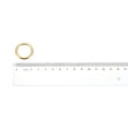 thumbnail image 4 of Metal O Rings, 20 Pack 20mm(0.79") ID 3mm Thick Welded O-Ringe, Gold Tone, 4 of 6