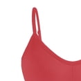 thumbnail image 3 of OGLCCG Adjustable Sports Bra for Women,Low Back Running Workout Bra for Fitness, Supportive Wireless Seamless Yoga Bras,Red, 3 of 5