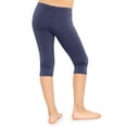 thumbnail image 3 of Stretch Is Comfort Girl's Oh so Soft Knee Length Leggings | Child Size 6 -14, 3 of 11