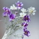 thumbnail image 3 of Xiao Hua 6 flores artificiales de tacto real para decoración del hogar, oficina, boda, arreglo floral (Q47), 3 of 5