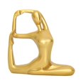 thumbnail image 1 of Decoración del hogar Estatua de yoga s Escultura Sala de meditación s de yoga para cumpleaños Boda Inauguración de Baño Estudio d Los 20x21cm Baoblaze Estatua de yoga, 1 of 7