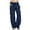 AA-Navy979, variant on XIAONU Women's Beige Linen Blend Pants Drawstring Waist Wide Leg Trousers Breezy Casual Summer Bottoms Beige