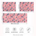 thumbnail image 4 of Haosy Satin Pillowcase for Hair and Skin Standard Cooling Silk Pillow Case with Envelope Closure Cartoon Pigeon on Pink 20"x30", 4 of 9