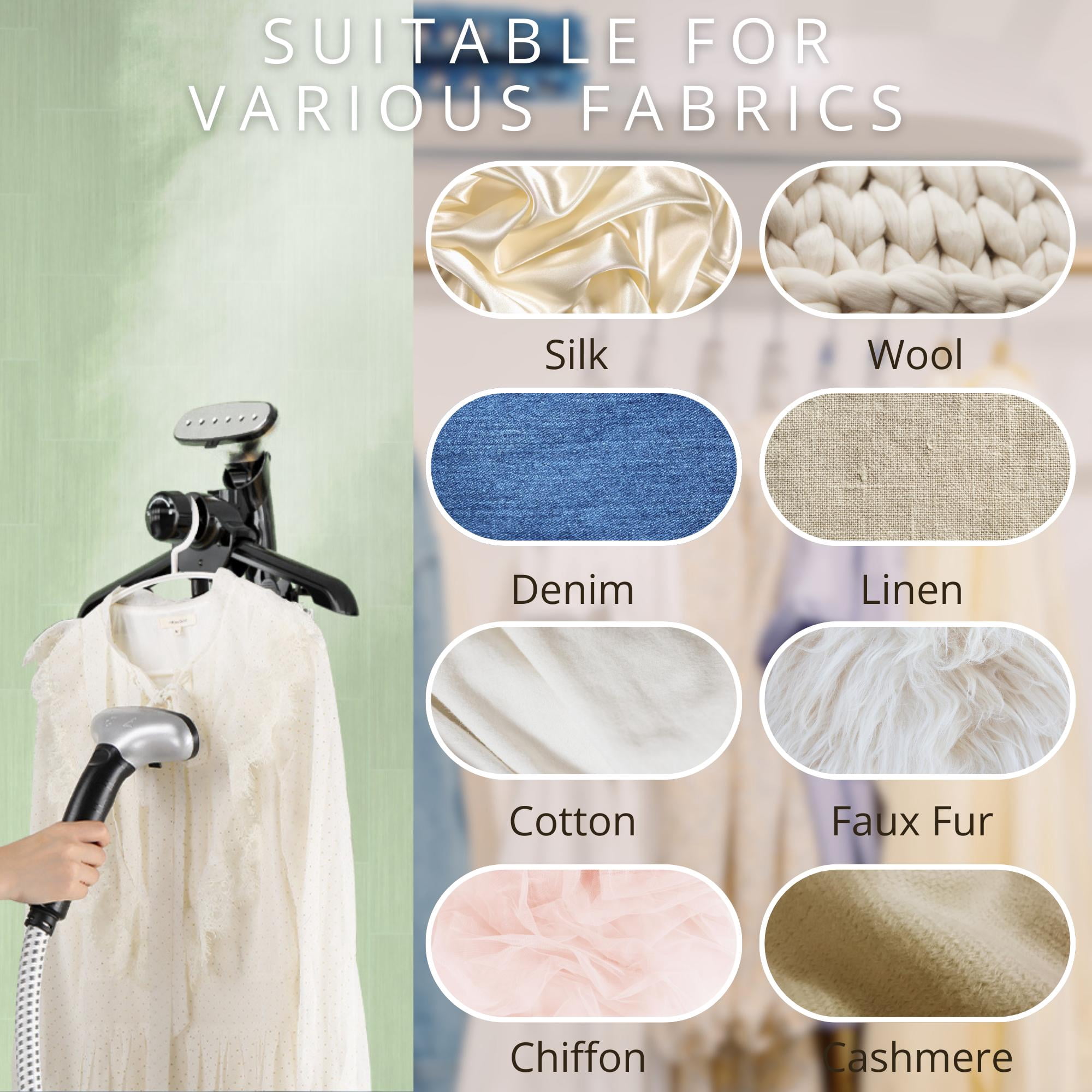 SALAV® X3 Commercial Full-Size Garment Steamer, Navy