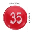 thumbnail image 3 of 1 Pack Lottery Balls Raffle Balls Number Printing Lottery Balls Game Balls Game Props, 3 of 8