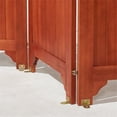 thumbnail image 4 of Bowery Hill Traditional Wood Outdoor & Indoor Privacy Screen in Brown, 4 of 5