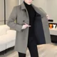 thumbnail image 5 of Rebajas de invierno de abrigos masculinos de novedad en ropa vintage de moda Harajuku 2024 Chaquetas de lana y mezclas para hombre Y2k Reseñas coreanas Muchas, 5 of 5