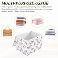 thumbnail image 6 of Iauyy Large Storage Box with Lid - Foldable Home Storage Bins for Clothes Toy Holiday Decor, Fireworks and Stars (42*32*30cm), 6 of 6