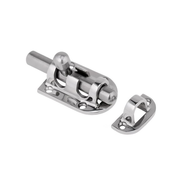 Marine Boat Sliding Gate Latch, 2.3 Inch (60 mm) Heavy Duty 316 Stainless Steel Barrel Bolt Interior Door Latches