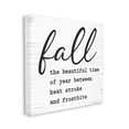 thumbnail image 2 of Funny Fall Autumn Phrase Rustic Grain Pattern Inspirational Graphic Art Gallery-Wrapped Canvas Print Wall Art, 2 of 5
