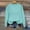 #053-Mint Green, variant on Craaazy Shirts For Women Solid Color Crewneck Long Sleeve Sweatshirts Gifts