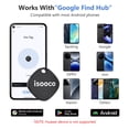 thumbnail image 4 of Dual System Bluetooth Tracker, Mini Smart Air Tracker Tags-4 Pcs, Key Finder and Item Locator Works with Apple Find My And Android Find Hub, Tracker Tag for Keys/Luggage/Wallet, etc., 4 of 9