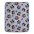 thumbnail image 3 of Disney Mickey Mouse Plush Toddler Blanket, Gray, 40"x50", Boy, 3 of 8