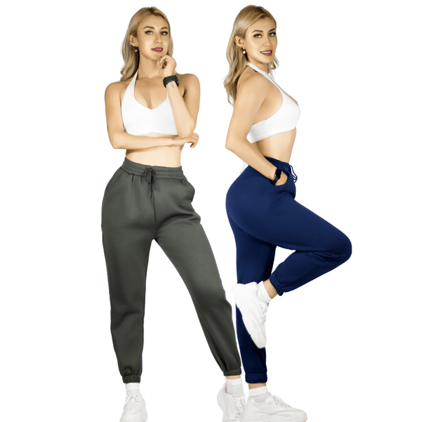 Set De Dos Pants De Mujer Pantalones Anchos Casual O Elgante Pans Stretch