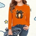 thumbnail image 2 of Birdeem Chemise de l'Action de Grâce pour Filles, Manches Longues pour Enfants, Col Rond Mignon, Blouse Décontractée, Col Rond, Vêtements pour Enfants, 2 of 5