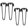 thumbnail image 1 of unbranded 4Ud Patas De Plegables De Metal Negro Para Muebles DIY Con Hairpin Y Alta Resistencia, 1 of 8