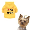 thumbnail image 3 of Pet Dog Clothes Autumn Winter Fleece Hooded Sweatshirt Polyester Festival Design Warm, 3 of 6