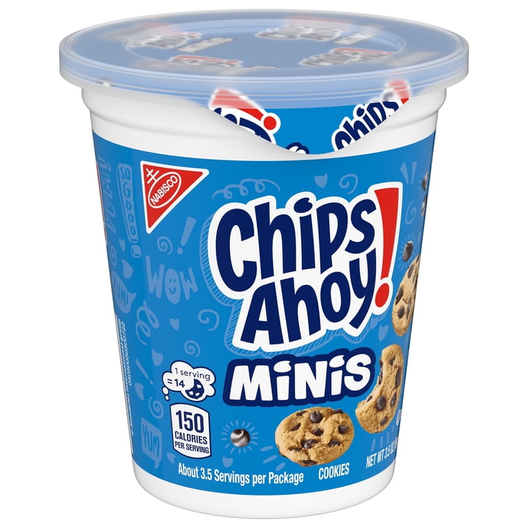 CHIPS AHOY! Minis Original Fudgy Chocolate Chip Cookies, Go-Paks