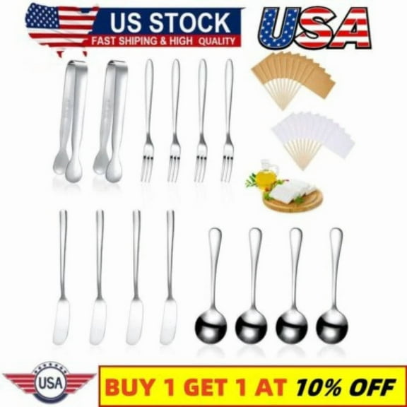 Cheese Butter Spreader Knives Set Charcuterie Accessories Stainless Steel Forks