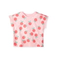 thumbnail image 6 of Garanimals Newborn, Baby & Toddler Girl Cotton Terry 3-Piece Set, Tank, Tee & Pull-On Shorts, Sizes 0-6T, 6 of 11