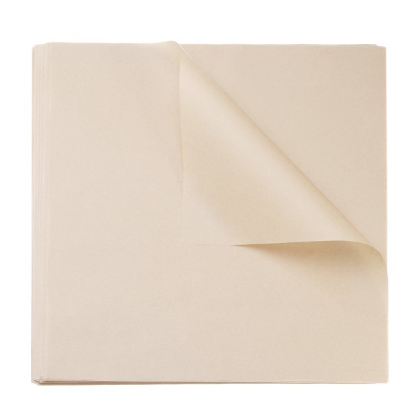 Uxcell 100 piezas de hojas de papel encerado cuadradas 8.66" x 8.66" para papel de hornear sándwich, color madera