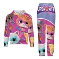thumbnail image 5 of Super Kitties Kids' Hoodie And Pants Set Hooded Sweatshirt Outfit Soft Sweatpants & Pullover Set 160CM, 5 of 8