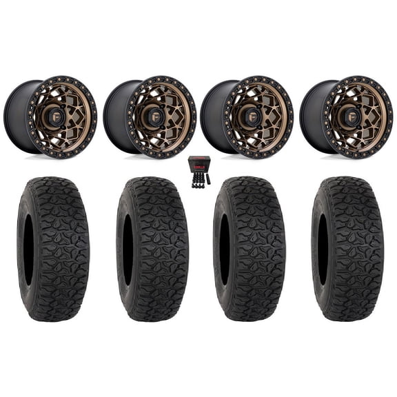 Fuel Unit 15" Wheels Bronze 32" DX440 Tires Polaris RZR XP 1000 / PRO XP / Ranger XP 900/1000