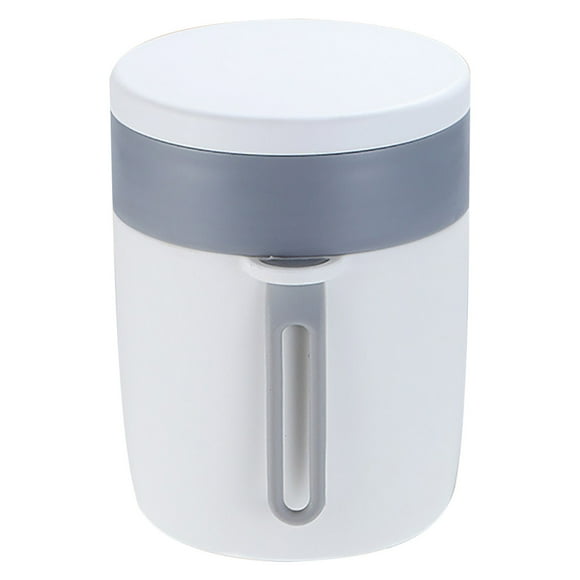 vankin Insulated Breakfast Cup of 304 Stainless Steel, 450ml Large Capacity Milk/Oatmeal/Soup Cup, Built-in Folding Spoon and Long Rope for Easy Carry, Keeps Warm 1-3 Hours, Clearance
