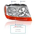 thumbnail image 3 of Spec-D Tuning Clear Headlights Compatible with 1999-2004 Jeep Grand Cherokee L+R Pair Head Light Lamp Assembly, 3 of 6