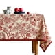 thumbnail image 1 of Mantel ISAENNE Designer de lino francés cuadrado rojo floral, 1 of 8