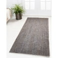 thumbnail image 2 of Unique Loom 3138947 2 Pi 6 Po x 6 Pi Dhaka Tressé Jute Runner Rug&44; Gris, 2 of 2