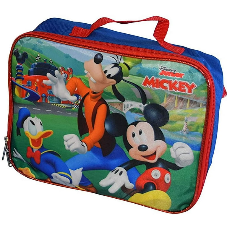 Mickey mouse school bag and lunch box hotsell