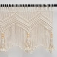 thumbnail image 4 of Boho Valance Macrame Curtains for Windows Macrame Valance for Bedroom Livingroom Boho Decor Wall Hanging, 1 Panel 52" W x 21" L, 4 of 10