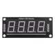 thumbnail image 3 of Placa LED 0 56 Pulgadas Controlador TM1637 Multicolores 4 Dígitos para () Rojo, 3 of 9