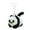 A, variant on Wagging Tail Doll Keychain - Cute Panda and Dog Design, Soft Cotton Material, Durable and Fun Tinkling Sound, Ideal Gift for Animal Lovers