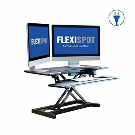 Flexispot Em7mb 36 Electric Sit Stand Desk Riser Black