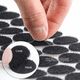 thumbnail image 3 of 500pz Etiquetas Circulo Adhesivo Cinta Contactel Velcro 20mm Negro, 3 of 5