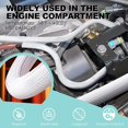 thumbnail image 3 of Funda para cables AGPTEK, paquete de 2 unidades, 1,6 pulgadas y 1,5 m, color blanco, 3 of 7