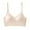 Beige, variant on Low Back Bras for Wome Seamless Invisible Backless Bra V Neck Bralette Multiway Bra No Show Low Cut Halter Bras with Padded