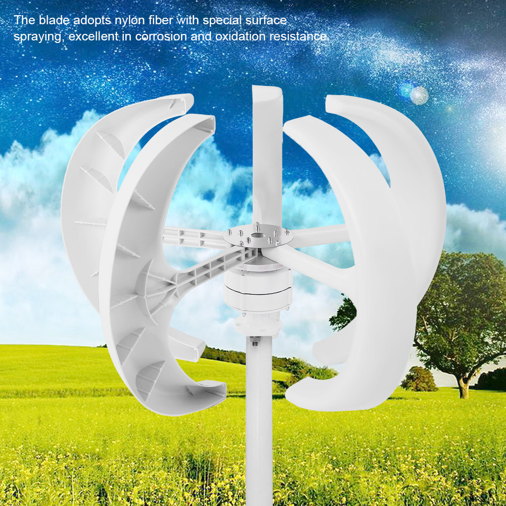 FAGINEY Wind Turbine Generator Set 600W DC12V Wind Turbine Vertical Wind Generator Kit Electricity Producer Equipment, Wind Turbine, Wind Generator Kit