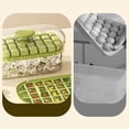 thumbnail image 3 of Indoor Ice Tray with Lid 2-Piece Set Ideal Refrigerator Storage and Quick Ice for Apartments Home Kitchen, 3 of 8